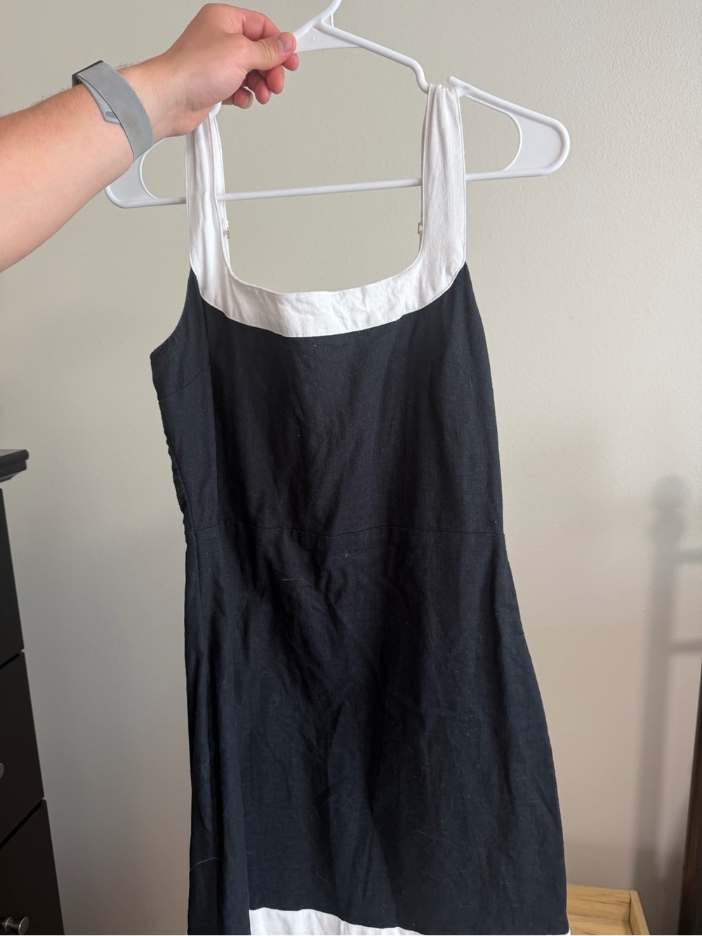 Abercrombie & Fitch Black and White Mini Dress